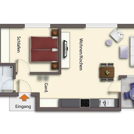 Apartament Brise Steffi App 04 Heringsdorf